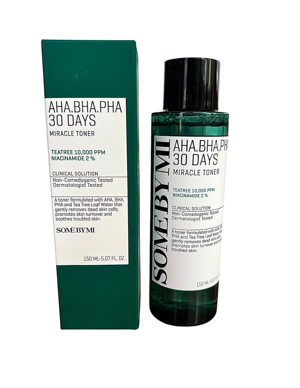 AHA, BHA y PHA 30 Days Miracle Toner
