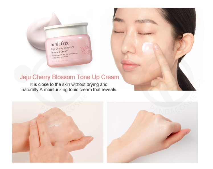 Jeju Cherry Blossom Tone-up Cream - Imagen 2