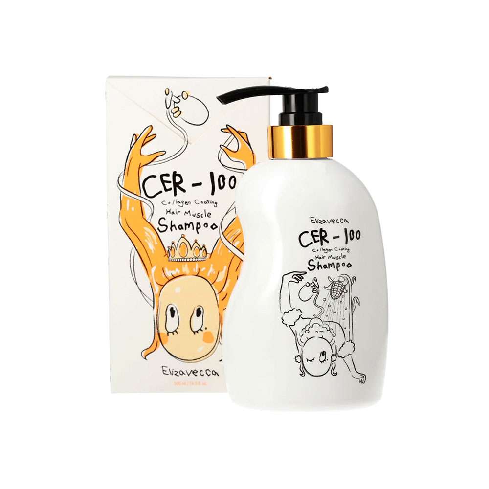 CER-100 Collagen Coating Hair A+ Muscle Shampoo 500 ml - Kaloka Beauty
