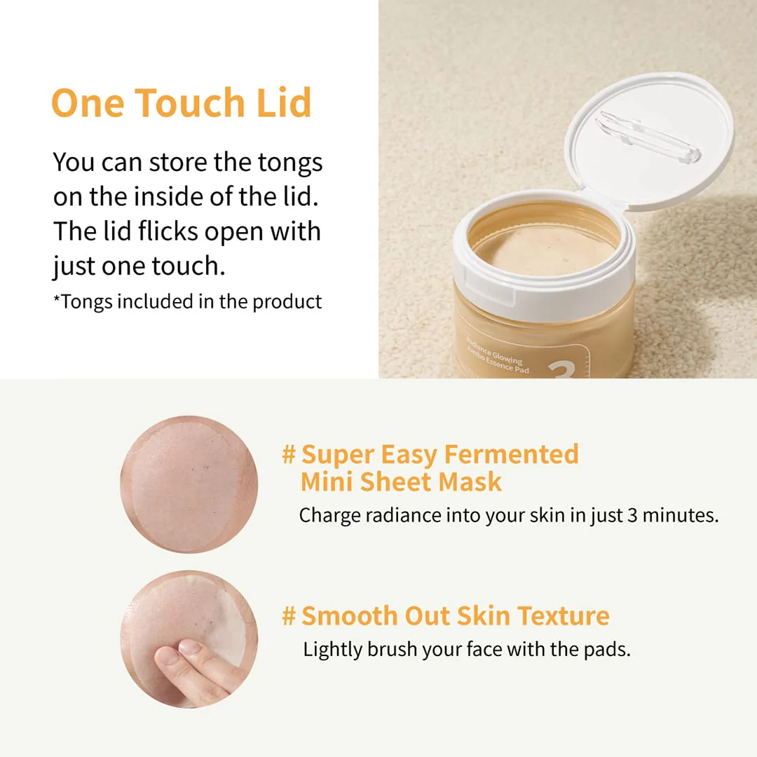 Nº 3 Radiance Glowing Jumbo Essence Pad - Imagen 2