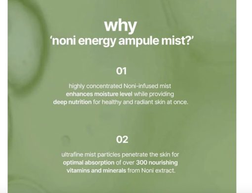 The Real Noni Energy Ampoule Mist - Imagen 4