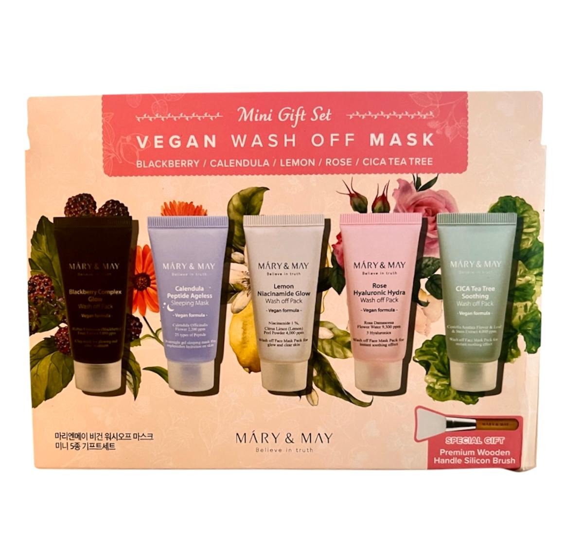 Vegan Wash Off Mask Mini Gift Set