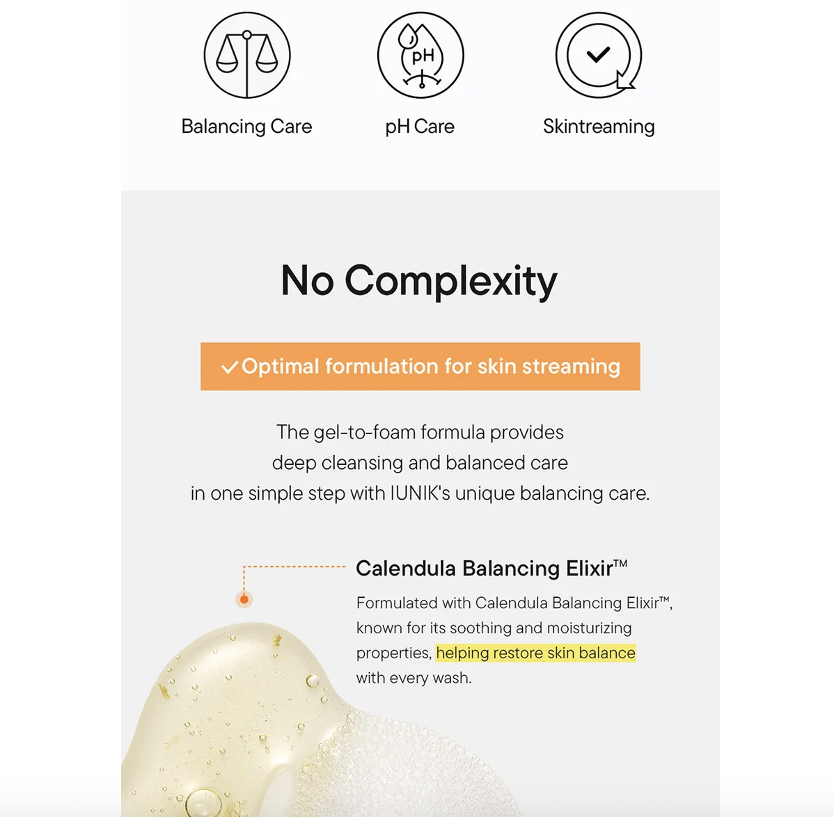Calendula Balancing Foam Gel Cleanser - Imagen 3