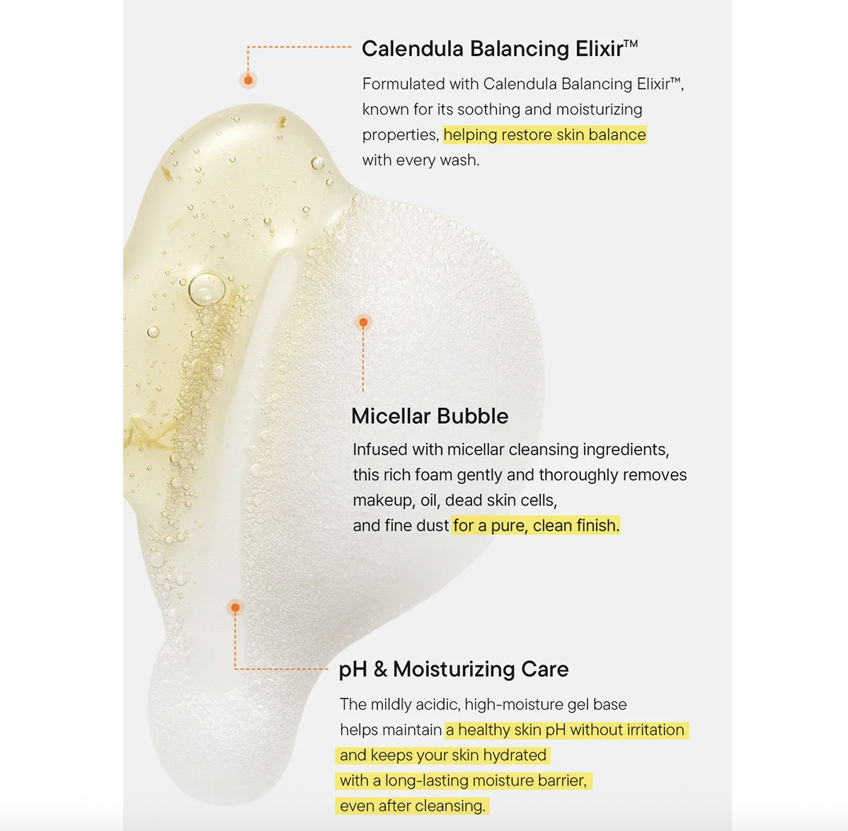 Calendula Balancing Foam Gel Cleanser - Imagen 4