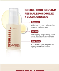 SEOUL 1988 Serum: Retinal Liposome 2 % + Black Ginseng - Imagen 3
