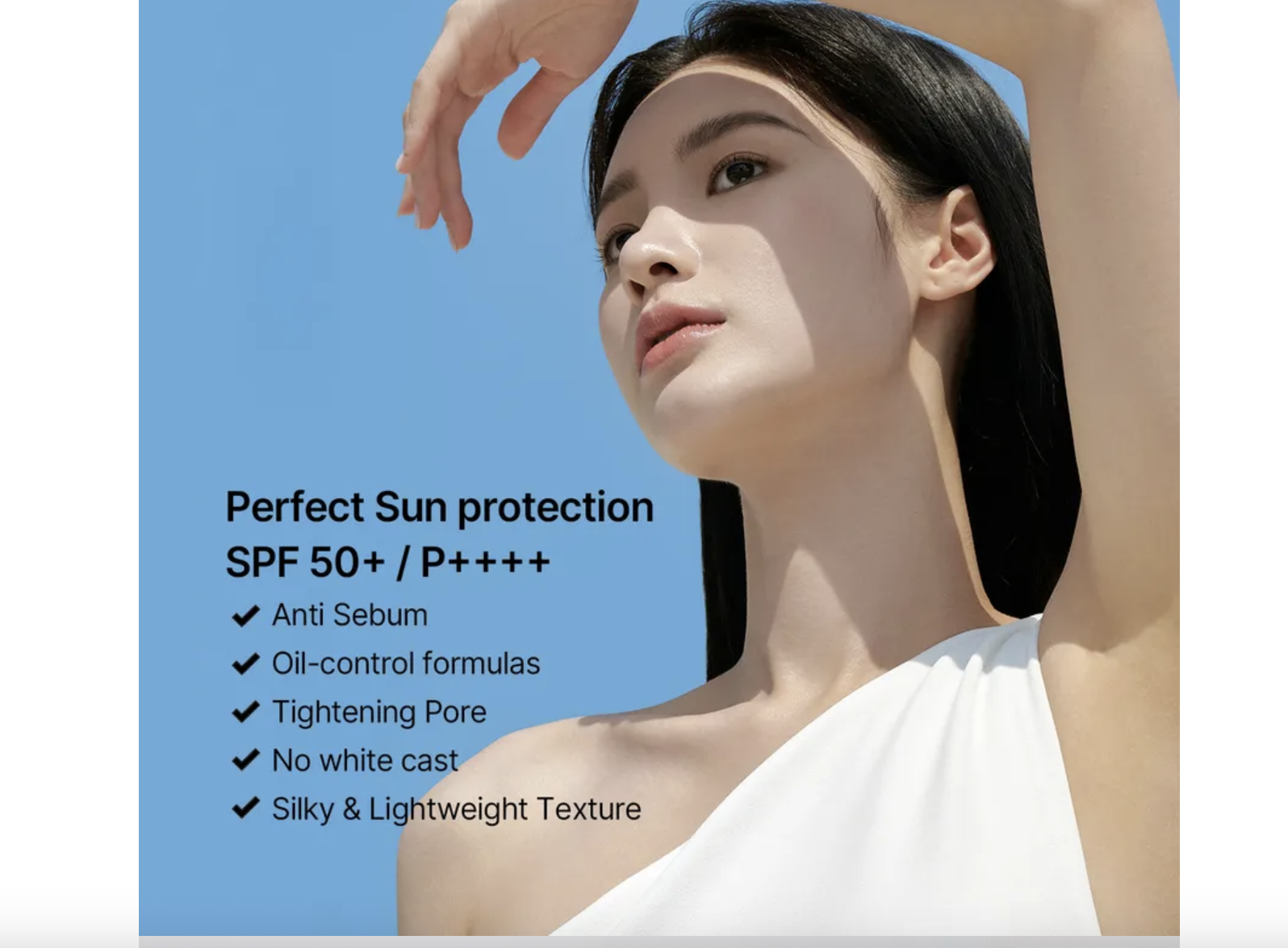 Oil Control Light Sunscreen SPF 50+ / PA ++++ - Kaloka Beauty