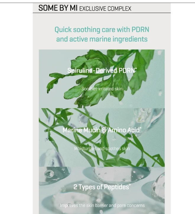 PDRN Spirulina Soothing Repair Serum - Imagen 3