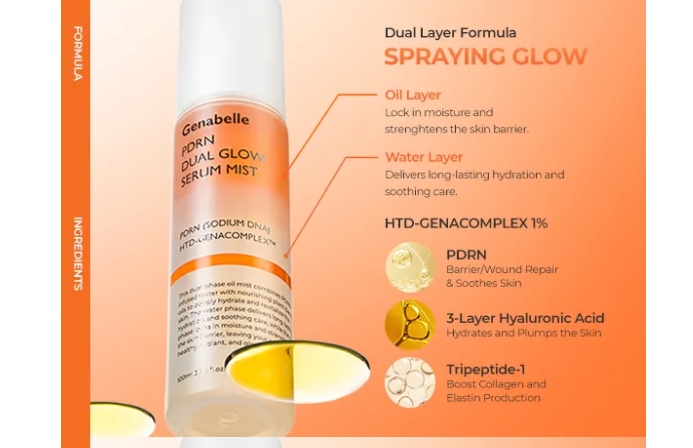 PDRN Dual Glow Serum Mist - Imagen 3