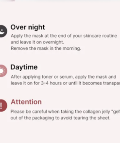 PDRN Pink Collagen Gel Mask Set (4pcs) - Imagen 5